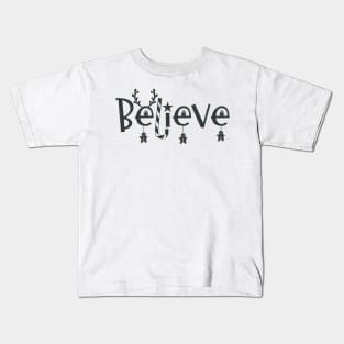 Christmas quotes with gingerbread cookie Kids T-Shirt